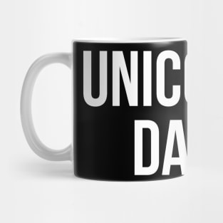 Unicorn dad funny t-shirt Mug